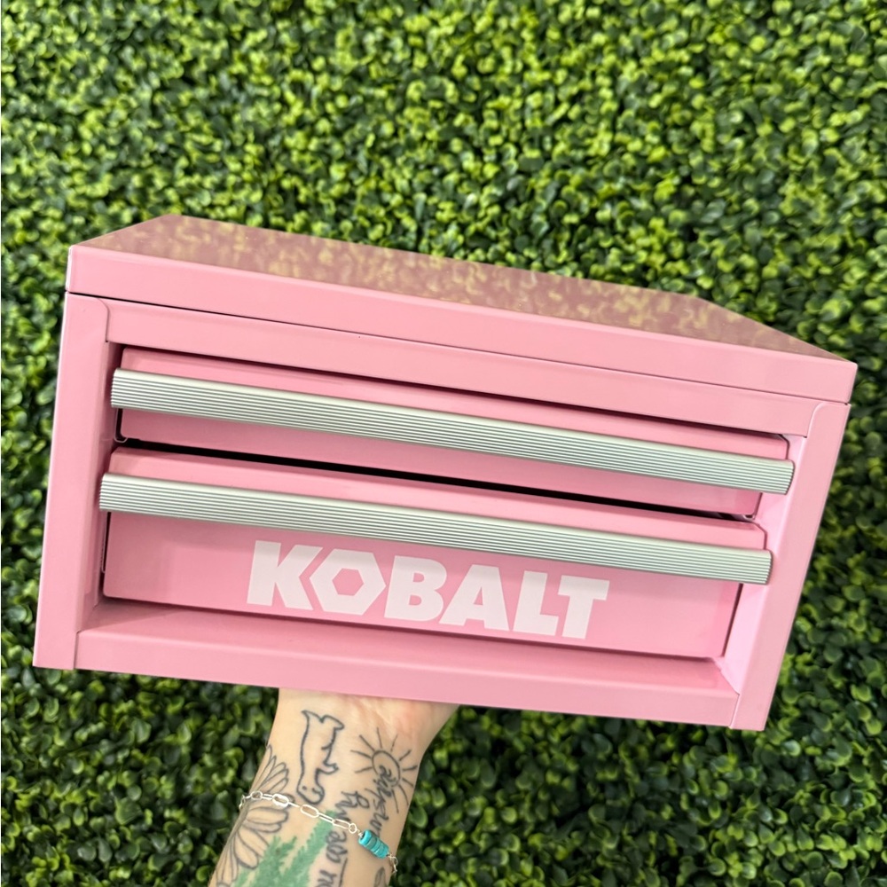 Pink Kobalt Tool Storage Box